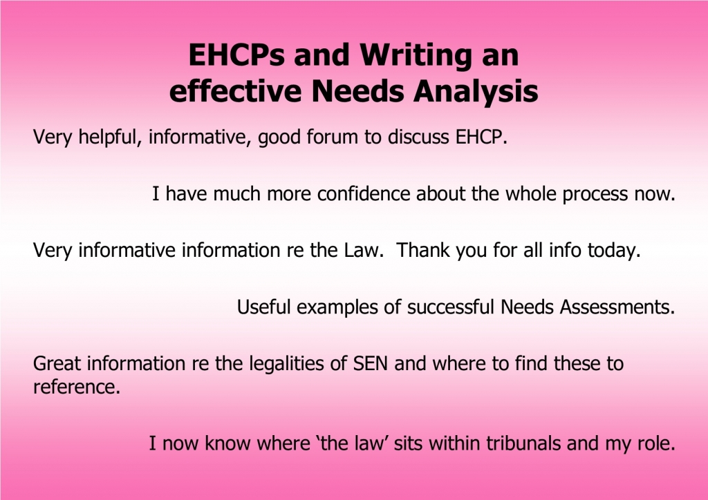 EHCP feedback